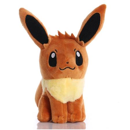 Eevee Pelúcia Pokémon Boneco Original Wct 20cm Pronta Entreg