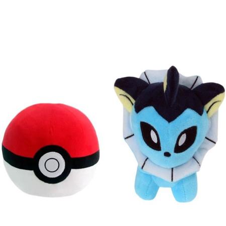 Pokemon Vaporeon 19cm Pelúcia Evoluções Eevee Evolution - Manú Presentes -  Pelúcia - Magazine Luiza