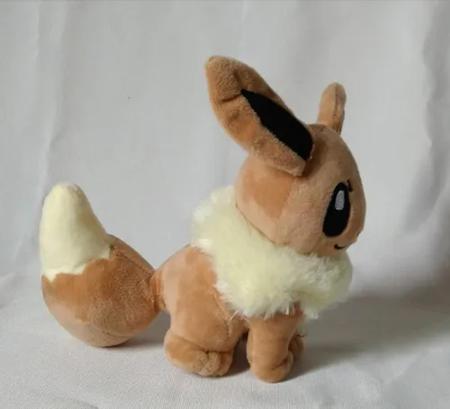 Eevee Pokemon Pelucia Etiqueta Pokémon Center Boneco Pelúcia