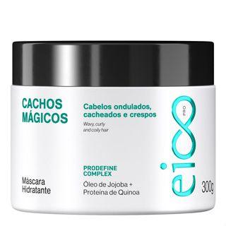Imagem de Eico Professional Máscara Creme de Hidratação Cachos Mágicos 300g Cabelos Cacheados Crespos Ondulados