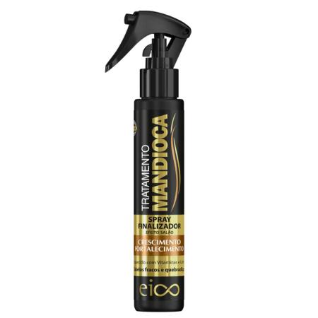 Imagem de Eico Tratamento Mandioca Shampoo Sem Sal + Condicionador 800ml + Máscara Hidratação 1kg + Spray Leave-in Finalizador 120ml