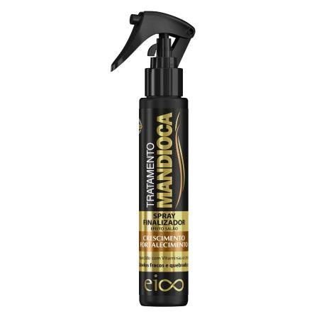 Imagem de Eico Tratamento Mandioca Shampoo Sem Sal e Condicionador 450ml + Spray Leave-in Protetor Térmico + Máscara Hidratação 1kg