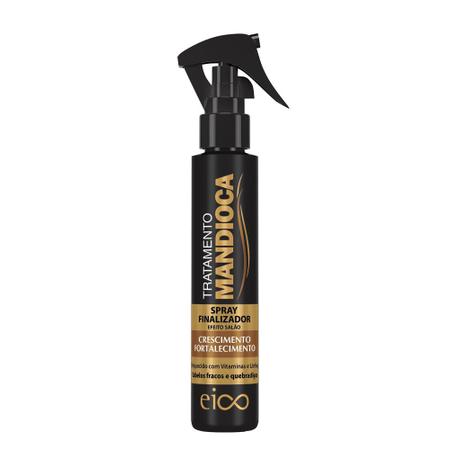 Imagem de Eico Tratamento Mandioca Shampoo Sem Sal e Condicionador 800ml + Máscara Hidratação 1kg + Spray Leave-in Protetor Térmico 120ml