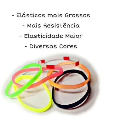 Elástico Colorido Cabelo Infantil Pote Decorativo Ursinho - SNSIMPORTS -  Elástico para Cabelo - Magazine Luiza