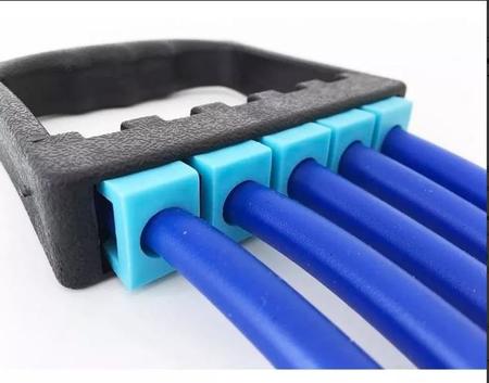 Compre Faixas de resistência yoga fitness tubo elástico cinto de borracha  equipamentos de ginástica treino muscular puxar corda exercício expansor  peito
