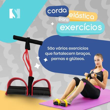 Imagem de Elástico Extensor para Exercício com 4 elásticos