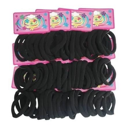 Imagem de Elásticos de Cabelo Xuxinha Rabicó Meia Feminino Kit 72 unidades