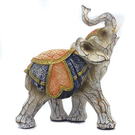 Imagem de Elefante Decorativo Em Resina Indiano Sabedoria Sorte