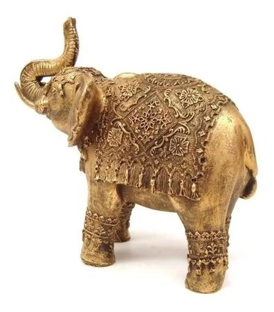Imagem de Elefante Indiano Da Fortuna Estatueta Decorativa Resina