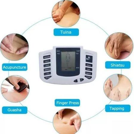Imagem de Eletrônico Massageador De Corpo Inteiro Ombro Perna Pé De Volta Terapia Do Chinelos De Pulso Massagem Acupuntura Máquina