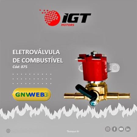 Imagem de Eletroválvula de Combustível IGT IG01VE Carro carburado GNV