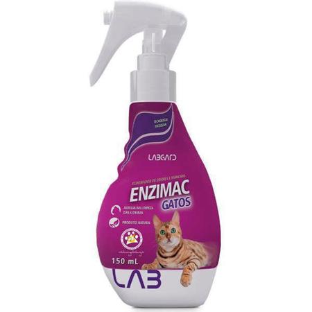 Imagem de Eliminador de Odores e Manchas Labgard Enzimac Spray para Gatos 150 ml
