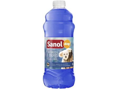 Imagem de Eliminador de Odores para Cães e Gatos - Sanol Dog Tradicional 2L