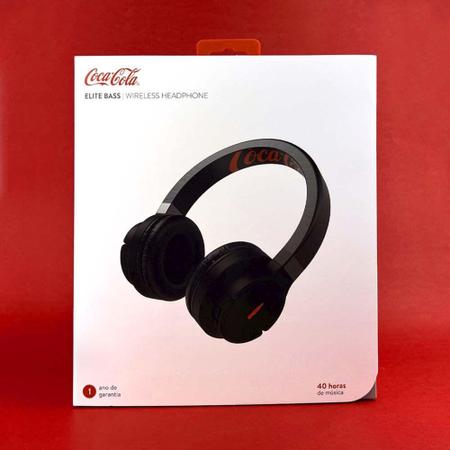 Imagem de Elite bass Coca-Cola - Wireless headphone - Preto - LIC COCA-COLA