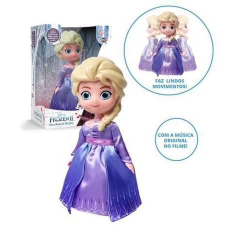 Boneca Elsa Que Canta Filme Frozen 2 Original Disney em Promoção é no  Buscapé