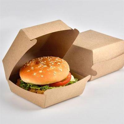 Embalagem para Hamburguer - Pacote com 100 unidades (Food Laranja