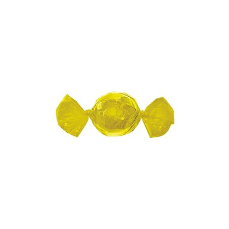 Imagem de Embalagem pequena para trufas e bombons amarelo 12,5x12,5cm com 100 unids cromus