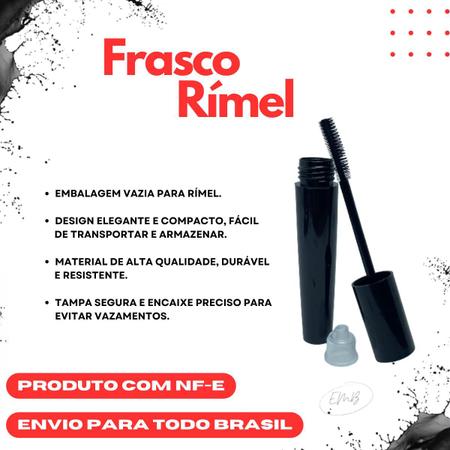 Imagem de Embalagem Rimel Vazia Frasco Plástico Com Batoque 4.0ml 25un