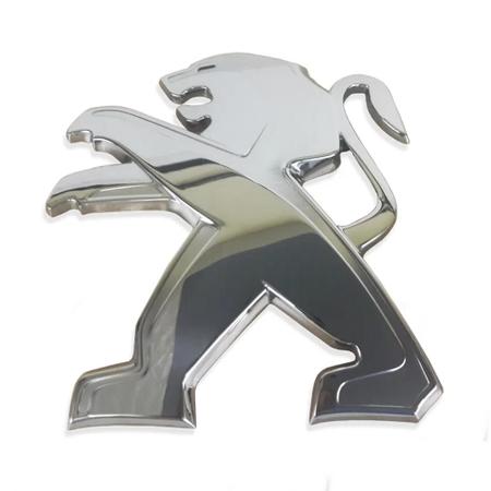 Imagem de Emblema Logo Leão Peugeot Para Grade 308 Linha 2016 2017 2018 2019