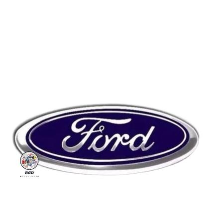 Imagem de emblema logotipo Ford mala ou grade modelo Belina Escort Ford Ka Del Rey Courier Pampa cor azul