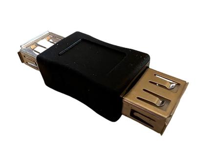 Imagem de Emenda / Extensor / Conexão Usb A Fêmea X Fêmea P/ Cabo