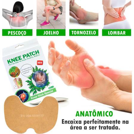 Imagem de Emplastro Para Dor Joelho Pescoço Lombar Ombro Punho Cervical Extrato de Ervas Medicinais