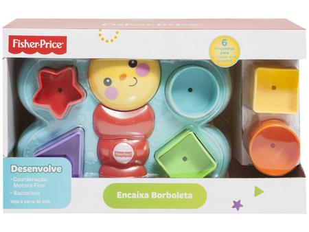 Brinquedo De Encaixar Borboleta 7 Peças Fisher-Price - DJD80