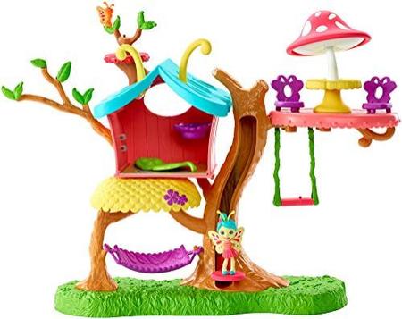 Imagem de Enchantimals butterfly clubhouse playset com boneca borboleta baxi