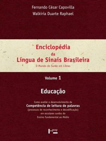 Imagem de Enciclopedia da lingua de sinais brasileira: o mun - EDUSP