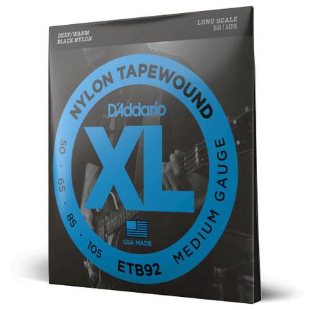 Imagem de Encordoamento Baixo 4C .050 D'Addario XL TAPEWOUND ETB92