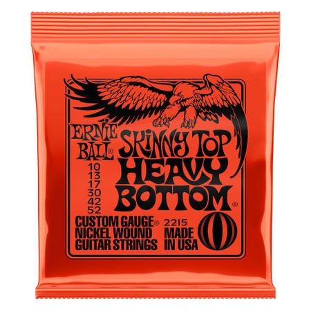 Imagem de Encordoamento Ernie Ball Guitarra 010-052 Skinny Top Heavy Bottom Slinky Niquel P02215