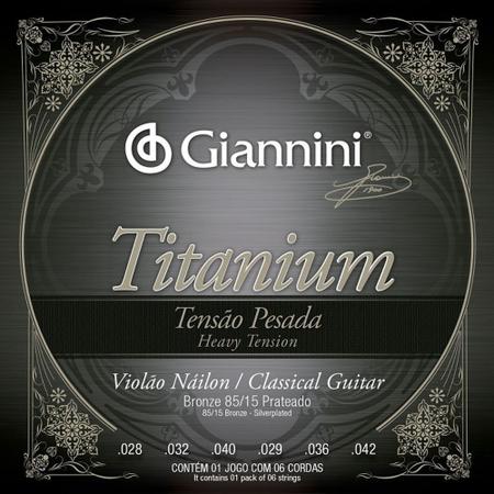 Imagem de Encordoamento giannini titanium nylon genwta