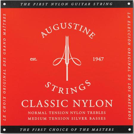 Imagem de Encordoamento para Violão Nylon Augustine Classic Red
