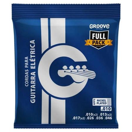 Imagem de Encordoamento Solez Groove Gfp2 Guitarra 010 Full Pack