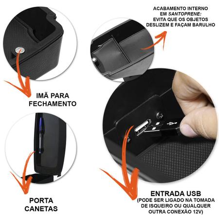 Imagem de Encosto Descanso Braço Apoio USB Polo 02 03 04 05 06 07 08 09 10 11 12 13 14 material ecológico