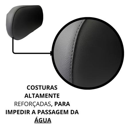 Imagem de Encosto para bau bauleto moto almofada couro impermeável