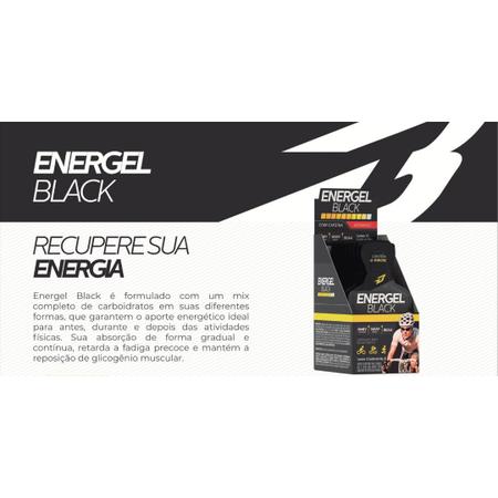 Energel Black - Body Action - 10 Sachês com 30g Imagem de Energel Black - Body Action - 10 Sachês com 30g