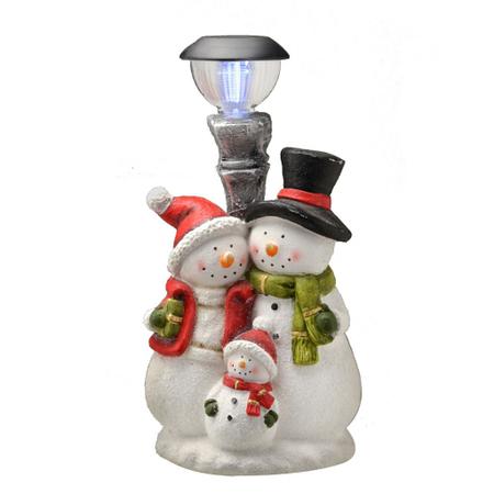 Lanterna Natalina com Luz Boneco de Neve 21cm Espressione