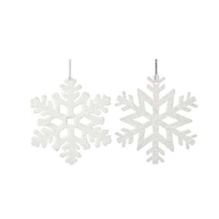 Imagem de Enfeite de natal neve glitter 3 peças - un