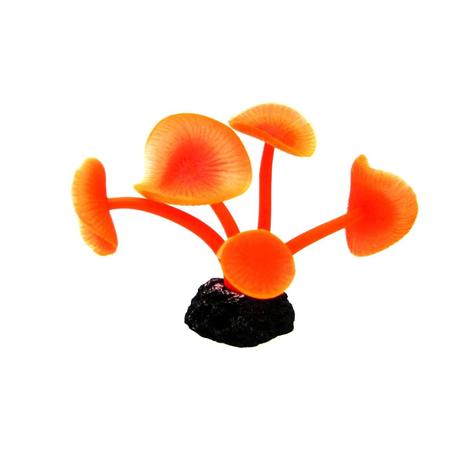 Imagem de Enfeite de silicone soma coral mushroom long stem vermelho