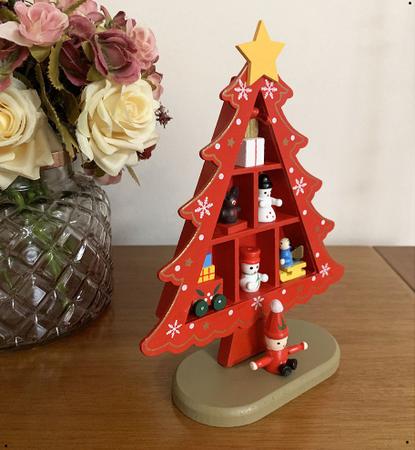 Enfeite Decorativo Árvore de Natal em MDF.