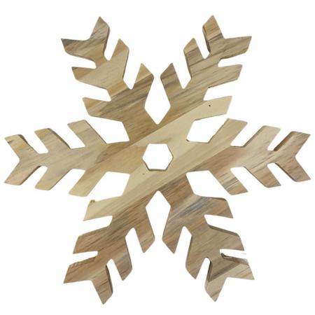 Imagem de Enfeite Decorativo de Natal Floco de Neve 20 cm - Pinus