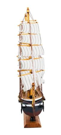Imagem de Enfeite Miniatura Barco Decorativo De Madeira Navio  - 49cm