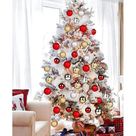 Imagem de Enfeite Natal 12 Peças Decoração Bolas Para Arvores De Natal