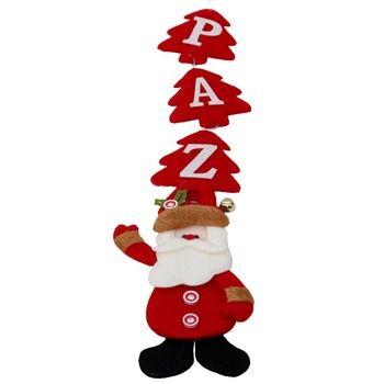 Enfeite Natal Papai Noel Ligado com Frases Vermelho -WINCY Imagem de Enfeite Natal Papai Noel Ligado com Frases Vermelho -WINCY