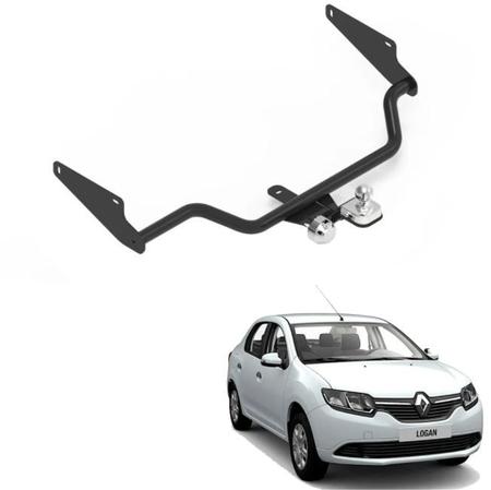 Engate de reboque fixo Logan 2014 a 2022 - Renault Imagem de Engate de reboque fixo Logan 2014 a 2022