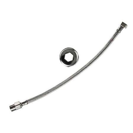 Engate Flexível Deca Malha Aço 40cm Cromado Imagem de Engate Flexível Deca Malha Aço 40cm Cromado