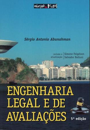 Imagem de ENGENHARIA LEGAL E DE AVALIACOES - 5ª ED - OFICINA DE TEXTOS