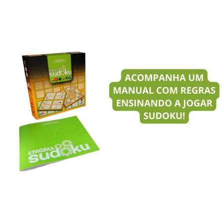 Jogo de Tabuleiro Enigma Sudoku Ludens Spirit Verde