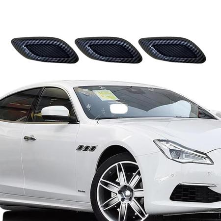 Entrada de Ar Lateral 6 unidades Universal Carbon Look Scoop - Veon Imagem de Entrada de Ar Lateral 6 unidades Universal Carbon Look Scoop